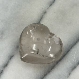 Large Quartz Crystal heart